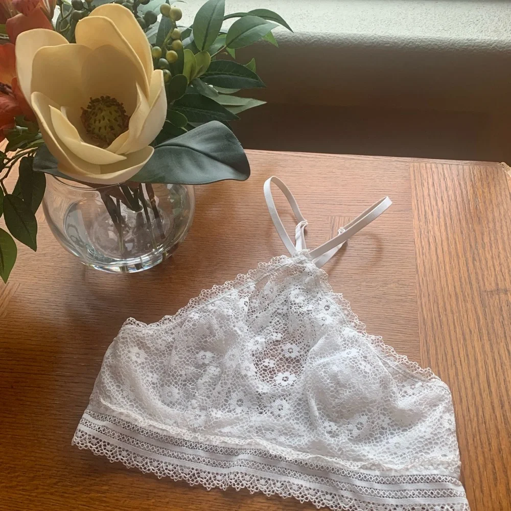 VICTORIA'S SECRET
High-Neck Crochet Lace Bralette - Picture 3 of 12